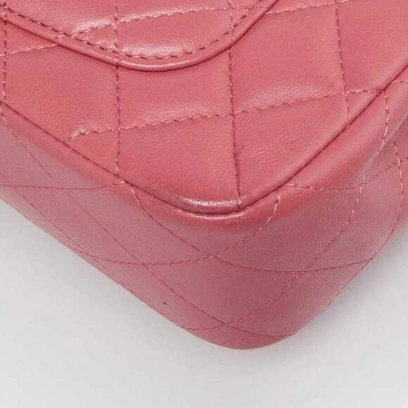 Chanel Pink Quilted Lambskin Leather Valentine Charms Rectangular Mini Flap Bag - Picture 3 of 11